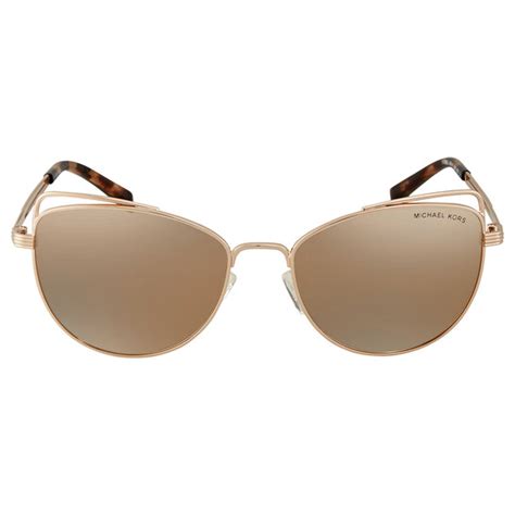 Michael Kors St. Lucia Rose Gold Mirror Cat Eye Ladies 